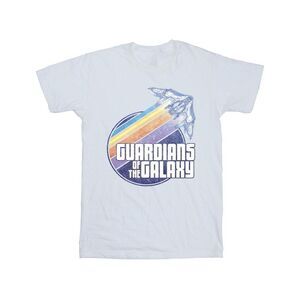 Guardians Of The Galaxy Mens Badge Rocket T-Shirt / White